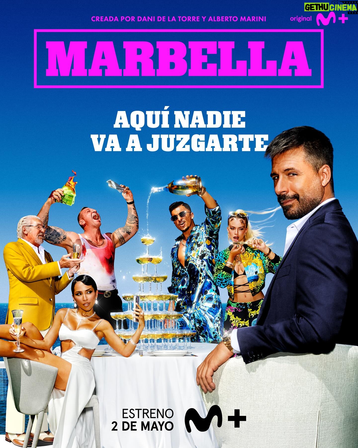 Ana Isabelle Instagram - En #Marbella nadie puede detenerteβ¦ gran estreno en Mayo 2 @movistarplus π . Creada por @danidelatorrealvaredo π@betomarinibussi π Gracias @leirayserrano @mesalafilms π #SinKatyNoHayParty ππ @bulgari