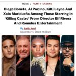 Ana Isabelle Instagram - Emocionada de ser parte de elencazo y película filmándose este mes en NYC. Interpreto a Marita Lorenz…☠️Grateful to be part of this awesome cast, story and film. Thanks to our director & boss @eifrivera 🎬🔥🙌🏻 #NYC #KillingCastro