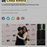 Ana Isabelle Instagram - Saber que partiste al cielo me aprieta el corazón. Gracias CHITA RIVERA por abrir camino en el teatro musical en Broadway y servir de modelo a puertorriqueñas como yo. Doy gracias por la bendición de haber compartido contigo de cerca, recibir tus consejos, risas y bendición. Descansa en Paz 👼🏻 Foto 1: 1st time I met her. Playing Anita in West Side Story at the @guthrietheater (2018) Video: It was my opening night as Anita and she came to say hi and give me advice. I also had the honor to see her perform life in a special concert the night before. Chita was FLAWLESS on stage even with 85. Foto 3: 2nd time spending time with her. When Spielberg brought her to set of West Side Story the movie out of respect for her legacy as the first Anita on Broadway. Foto 4: Lunch on set de WSS. Lo más lindo que recuerdo de este día es un angelito guardián que Chita nos regaló a todas las shark ladies. Lo llevo conmigo a cada proyecto para que me acompañe. Gracias por tu legado y tu gran corazón Chita. Te llevo en mi caminar de inspiración y como el gran ícono que serás siempre. #Rip #ChitaRivera ☹️