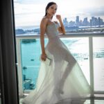 Ana Isabelle Instagram - Hasta la próxima Miami☀️🌅 . . Dress @jeancintron Jewelry @reinholdjewelers