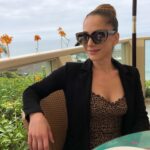 Ana Kasparian Instagram – My mom’s sunglasses don’t fully capture how much she really sparkles. ❤️