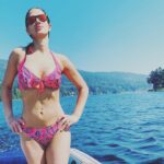 Ana La Salvia Instagram - Día de esquiar en agua 🥰 Besos a todos #sport #waterski #shawniganlake #canada #summer