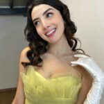 Ana Pau Castell Instagram - same yellow dress 💛 ft. baby Ana Pau 🌙🌻