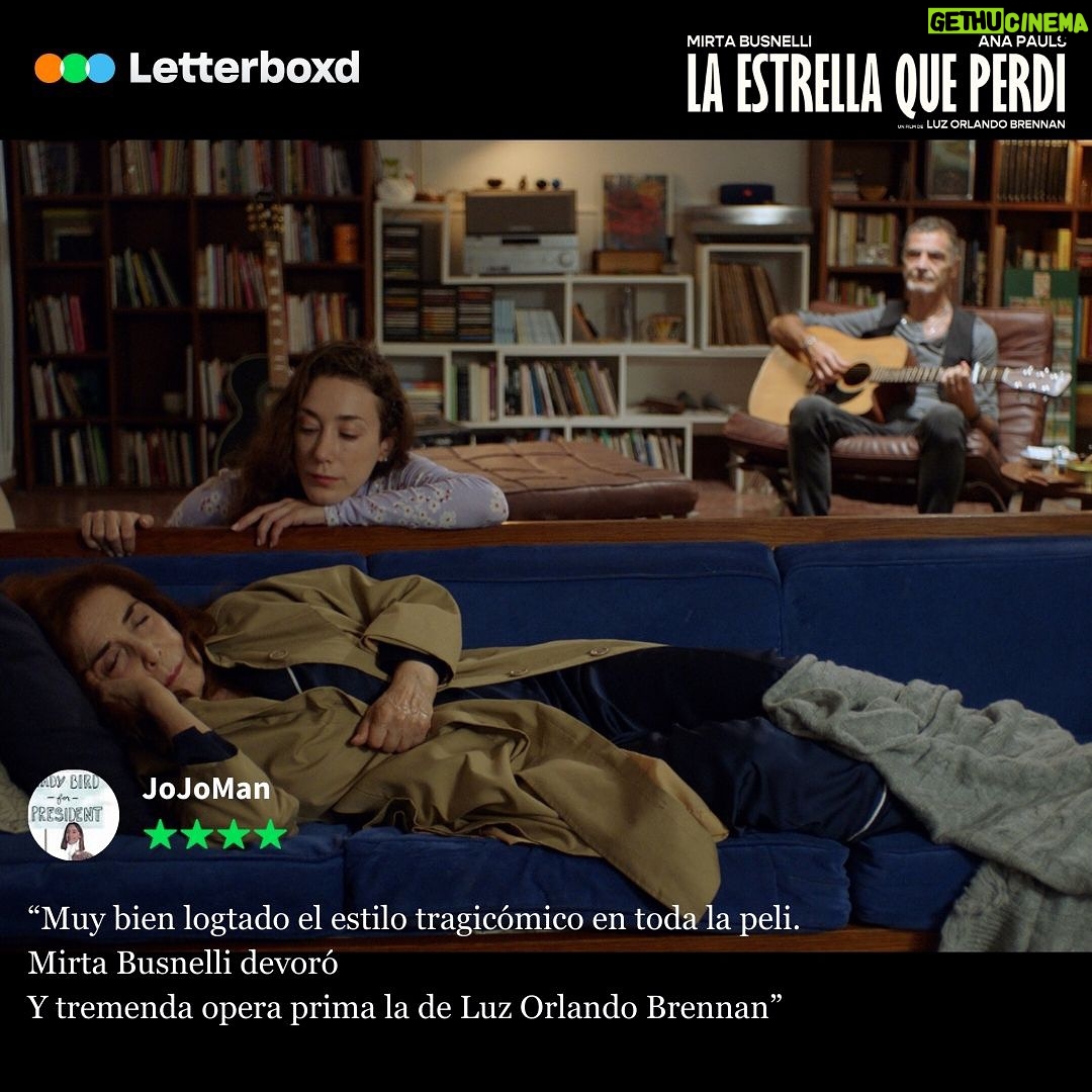 Ana Pauls Instagram - Muy felices con nuestra quinta semana en cartel, gracias por ir a ver la peli al cine. Acá les compartimos las reseñas que nos llegan a través de @letterboxd ❤️ LA ESTRELLA QUE PERDÍ Una película de @luzobrennan Protagonizada por Mirta Busnelli y Ana Pauls. ✨YA EN CINES! Con @mirtabusnelli @anitapauls @gustigarzon @susanavarelaatriz @ezequiel.asnaghi @merburgos_@fabianarenillas @ismestre @mar1908 @julietazapiola @urtizbereagonzalo @federold Una producción de: @caudillocine @cine.fervor @makeunit picnic producciones @diegoamson @fersalem @nana.prile @natalia.meta Distribuye: @cinetrenok Prensa: @silvanawaisberg Redes: @francolovisolo #LaEstrellaQuePerdi #LuzOrlandoBrennan #MirtaBusnelli #AnaPauls #CaudilloCine #CineFervor #MAkeUnit #PicnicProducciones #DiegoAmson #FerSalem #AldanaAprile #NataliaMeta #Cine #CineArgentino #Estreno