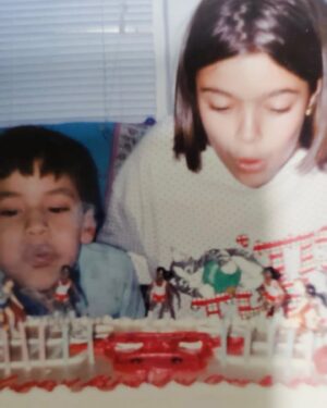 Anabelle Acosta Instagram - Still no one else I’d rather blow out my birthday candles with. U are my heart in human form, along with ur siblings, especially our Mumu that’s in heaven watching over us. The love transcends this realm, type of bonds that can’t ever be broken. I love u kid. Forever, ever. Never forget it. #nationalsiblingday #everyday 💕