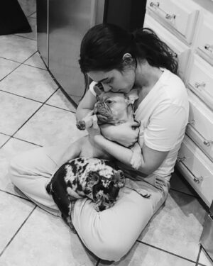 Anabelle Acosta Instagram - Dedicated to the ones who changed my life. Nala & Mila, my besties. At my lowest, at my worst, they taught me the meaning of unconditional love. Best wishes on #NationalPetDay