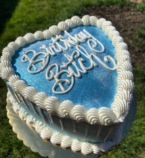 Anabelle Acosta Instagram - Once you start getting older, “Bitch” on the cake works too, without the numbers lol. Grateful for the bday love 🥹🐉♓️🫶🏼🎂🎈