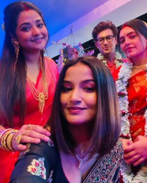 Anannya Biswas Instagram - ভালো ছবি 📸  courtesy: আমি😁

#jogomaya #bluesproduction #zeebangla 
6pm Everyday