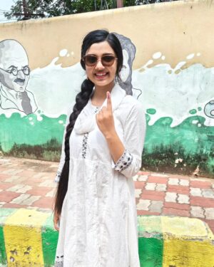 Ananya Dash Instagram - First Vote🇮🇳
My Vote My Right 👍