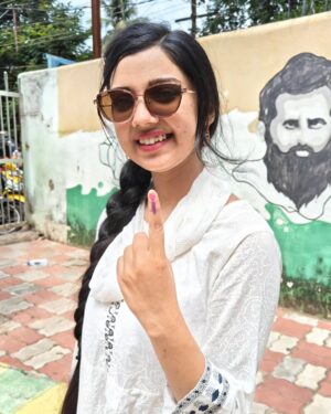Ananya Dash Instagram - First Vote🇮🇳
My Vote My Right 👍