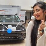 Ananya Dash Instagram - Happy New Year🧿❤️ New Member Added😘🥳 #hyundai_verna✌️🤞💙 #blessed 🙏