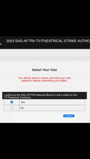 Anastasia Baranova Instagram - So much is at stake, we need to be united and ready to go if it’s time. Vote yes! @sagaftra spread the word tag and send to your actor pals!