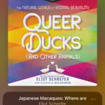 Anastasia Baranova Instagram - If you are a person, you need to get this book immediately. It’s under 5 hours, I finished it in a sitting while crafting. As it turns out, the natural world is queer as can be! 🌈 🐧 🐸 🦌 Also, all of our varied instincts and tendencies around intimacy and partnership are natural. Animal behavior is assumed to be heterosexual because we project our narrow, ill informed, heteronormative understanding of the world on to them but turns out, a bunch of the time the animals are the same sex, performing homosexual acts. How about that. Also worth noting, that being bi is a superior evolutionary advantage and pleasure is purposeful for more than reproduction. Most importantly perhaps, is the irrefutable evidence that the natural world has very few binaries, operates almost entirely on a spectrum, and is naturally queer 💖
