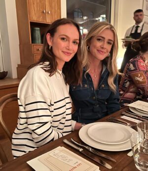 Andi Matichak Instagram - Thank you for a lovely evening 🤍 @laurabrown99 @morganesezalory @sezane