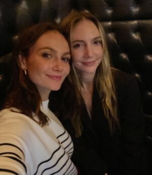 Andi Matichak Instagram - Thank you for a lovely evening 🤍 @laurabrown99 @morganesezalory @sezane