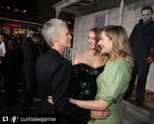Andi Matichak Instagram - #repost @curtisleejamie
・・・
A year ago, on this very date, these HALLOWOMEN, @missjudygreer @andimatichak stood Strode Strong against a persistent enemy. The entire crew, cast and filmmakers created a wonderful movie experience especially #davidgordongreen. On behalf of them all I wish you a very Happy Halloween season and we will see all next year with #halloweenkills @universalpictures @blumhouse @mirimax