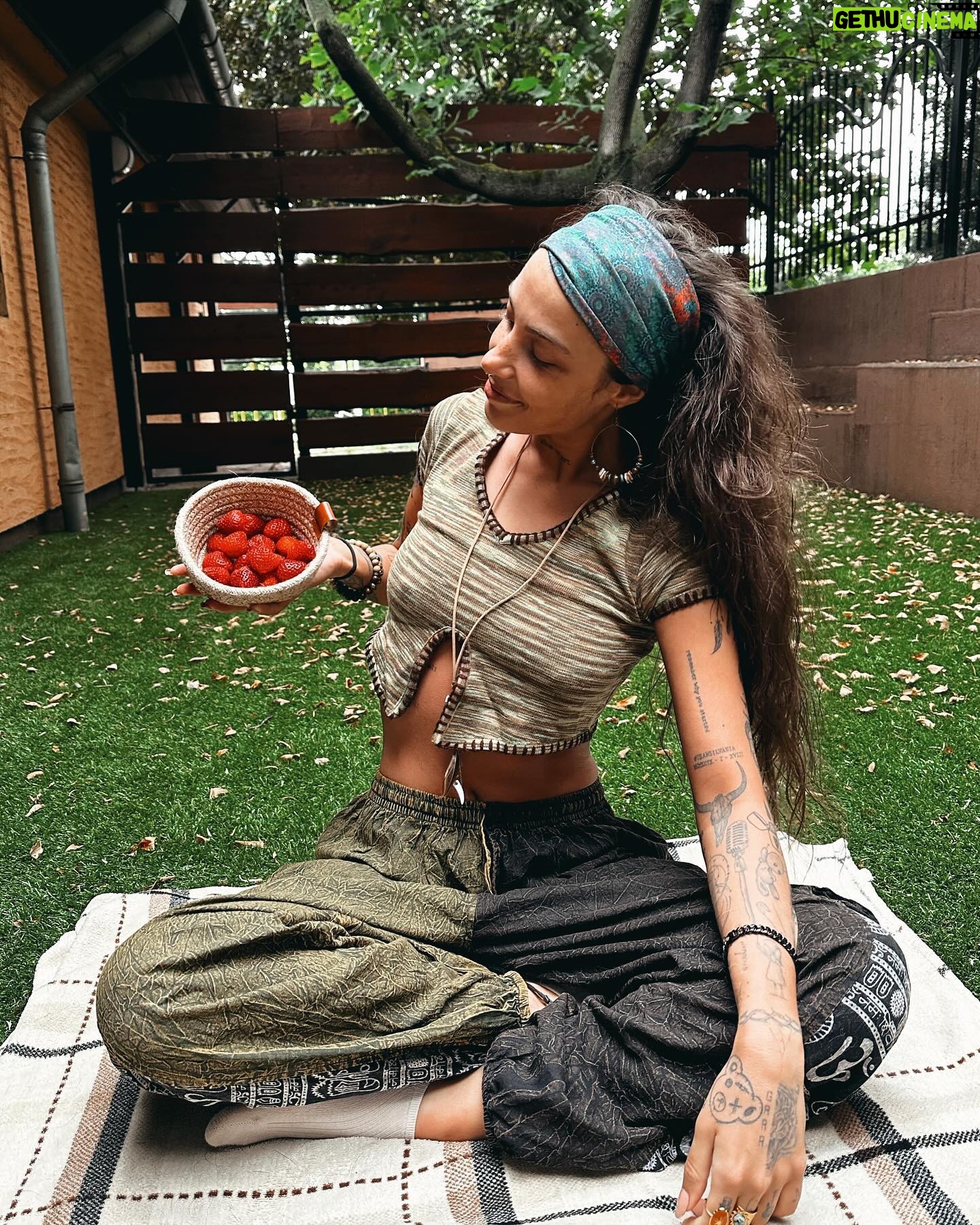 Andi Tóth Instagram - Rég posztoltam bocsánaat, de új hobbiba kezdtem🥹 Sosem voltam nagy növényes, most viszont időt szakítottam a “kertészkedésre” és nagyon büszke vagyok minden kis gyümölcsre, zöldségre, levélre, új hajtásra vagy virágra🪴🌺 Gondoltam megosztom veletek életem első saját eper szüretelését🍓🤤 Természetesen rengeteg dolgot elrontok még, de tanulok belőle, újra kezdem és türelmesen várok🧘🏽♀️ Mindez pedig nem sikerülhetne a nálam még türelmesebb tanácsadóim segítsége nélkül hahaha @toth.magdolna1971 @mrs.krisztina.kiss 🥹🪴🖤 Thankyoou🥰 #gardenlove #strawberry #gardening #fruits #vegetables #plants #plantlife #gardenlife