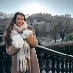 Andi Tóth Instagram – Birthday in Edinburgh💆🏽‍♀️🧥🧣☁️☂️
