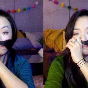 Andrea Bang Instagram - #mood. Also, there’s 10 differences. Can you find them? 

I used to love doing these as a kid. As an adult...my eyes hurt.