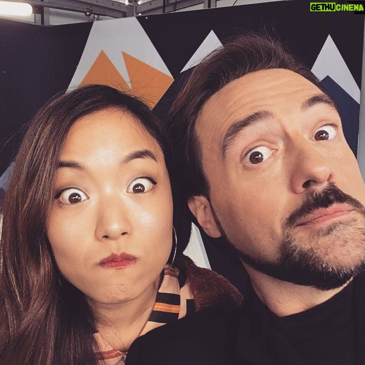 Andrea Bang - 4.5K Likes - Cause Kevin Smith is the bomb. I’ve seen his Q&As a bajillion times. And I think this makes us related now. #sundance2019
