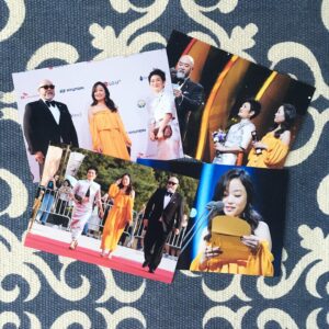 Andrea Bang Instagram - 감사합니다 KOREA! I wish we could’ve stayed longer but that just means we’ll have to come back ;) I came with a half empty bag and left with too many cleansers, xylitol gum and a full heart ❤️
******
The photographer printed these out for us! And dang, we look gooooooood. Congrats to @kimsconvenience on the win! Hurray! #okseeyou #seoulinternationaldramaawards