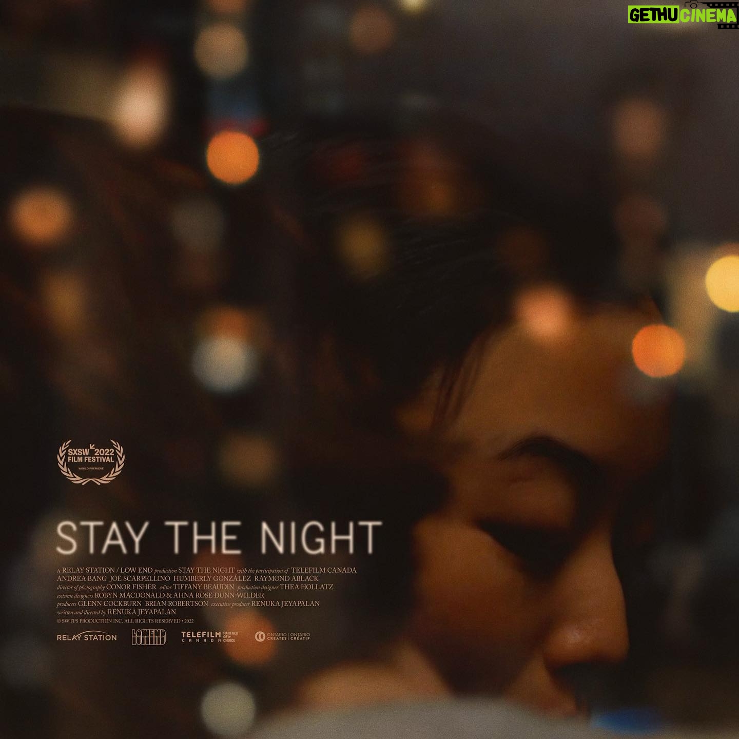 Andrea Bang - 4.3K Likes - #Staythenight premiered at SXSW last weekend. So much love to this crew and cast. Indie filmmaking is not easy but it’s a treat when you get to do it with good people. One of those gems is @rjeyapalan aka director/writer. So much respect for this lady. Every March since 2019 we’ve gotten together to film. So ‘twas truly kismet that it premiered this year in March as well. Happy anniversary staythenight fam! Thank you @sxsw for having us. When it’s available to watch, I’ll be sure to update. Til then, keep fit and have fun - bodybreak.