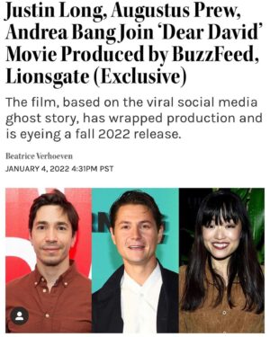 Andrea Bang Instagram - Dear David is scary (have you read @adamtots twitter thread? Couldn’t sleep after watching one video!) I got to meet/work with amazing people. Had a lot of fun. And got to see Burlington! Not the coat factory, the city. So THANKS lil Dear David. You’re horrifying but as @worrying_drake would say, pretty cooooooooool. #deardavid #buzzfeed