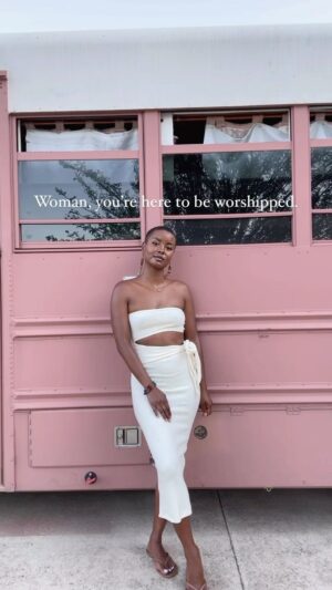 Andrea Bordeaux Instagram - I’d like to share what I mean when I say that the Woman is meant to be worshipped.

The Woman’s body and all of the astonishing intricacies of her existence are the physical manifestation of The Divine Feminine principal, which is Source energy, The Universe, Creation, The Great Mother, Divine Consciousness.

God

Goddess

Everything

The basic definition of worship is the feeling or expression of reverence and adoration for a deity. A deity is a being of divine status or quality, the creator, or the representation of a god or goddess.

If you, as a Woman, are the physical representation of God/dess, then showing worship or reverence to yourself is how you show reverence and worship to HER.

This can look like:

✨Showing yourself and your body love, gratitude, and respect

✨Feeding your temple with life giving, nurturing foods

✨Self pleasure

✨Using your Divine gifts and purpose to be in service to others

✨Practicing conscious celibacy to protect your portal from men who wish to siphon your gifts

✨Abstaining from taking in the energy of low vibrational consumption via media, music, literature, alcohol, drugs, etc.

✨Sitting in deep contemplation and meditation so you can hear the messages that are meant for you

✨Honoring your truest path and purpose that you were born to live out.

✨Creating/maintaining high standards for who has access to your energy so that you can stay connected to the fullness of your creative power

These are just a few examples of what I mean and by offering this devotion and reverence to yourself, you will attract people and partners who will show you the same level of devotion and reverence. You can only experience what you create from within.

This is worship.

And this is what you deserve.
.
DM me to learn how to experience it.🌹