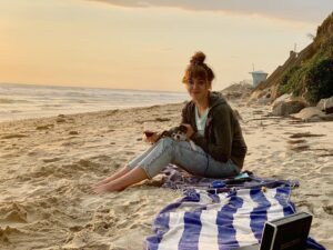 Andrea Bowen Instagram - This is as much of a #ad for California as it is a picture of me and my dog.