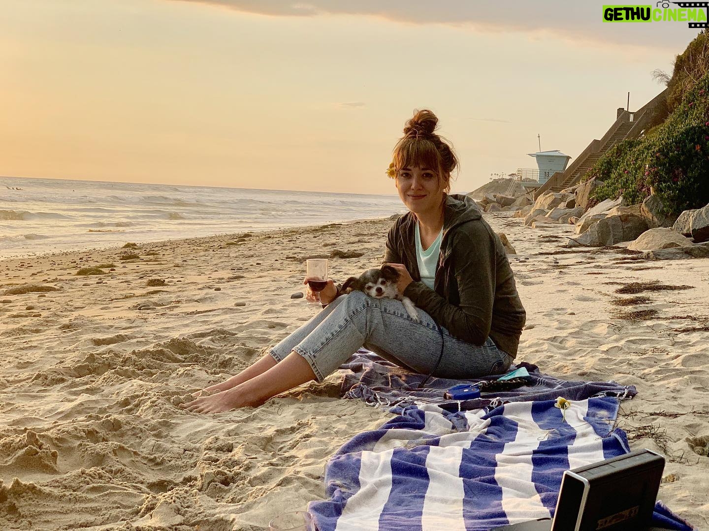 Andrea Bowen - 1.8K Likes - This is as much of a #ad for California as it is a picture of me and my dog.