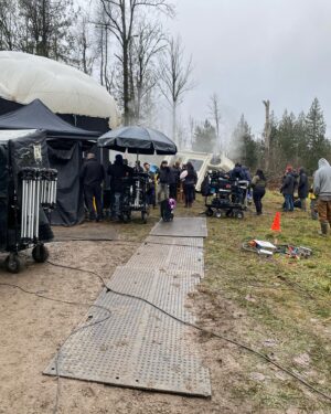 Andrea Brooks Instagram - I know I’m late to the game here… but thanks for having me for the S2 premiere, @firecountrycbs! Great people and great fun! Word to the wise: do not attempt to drive your Winnebago in the middle of an earthquake. 😉🔥