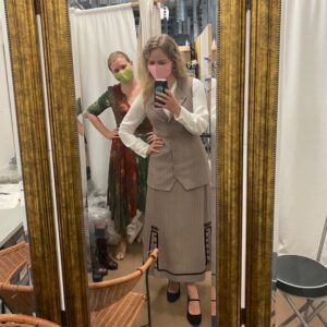 Andrea Brooks Instagram - As promised! Nine years of fittings with @barbaragregusova! It took a while to dig up all these pictures but I managed to find them all! 🥼👗2022 2021 2020 2019 2018 2017 2016 2015 2014 🤳🧥 #hearties #season10letsgo (fun fact: I only wore the corset in season 2) *Update! Season 2 was technically not Barbara but it sure feels like she’s been here all along*