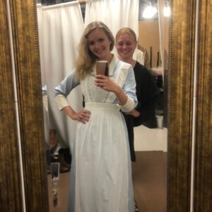 Andrea Brooks Instagram - As promised! Nine years of fittings with @barbaragregusova! It took a while to dig up all these pictures but I managed to find them all! 🥼👗2022 2021 2020 2019 2018 2017 2016 2015 2014 🤳🧥 #hearties #season10letsgo (fun fact: I only wore the corset in season 2) *Update! Season 2 was technically not Barbara but it sure feels like she’s been here all along*