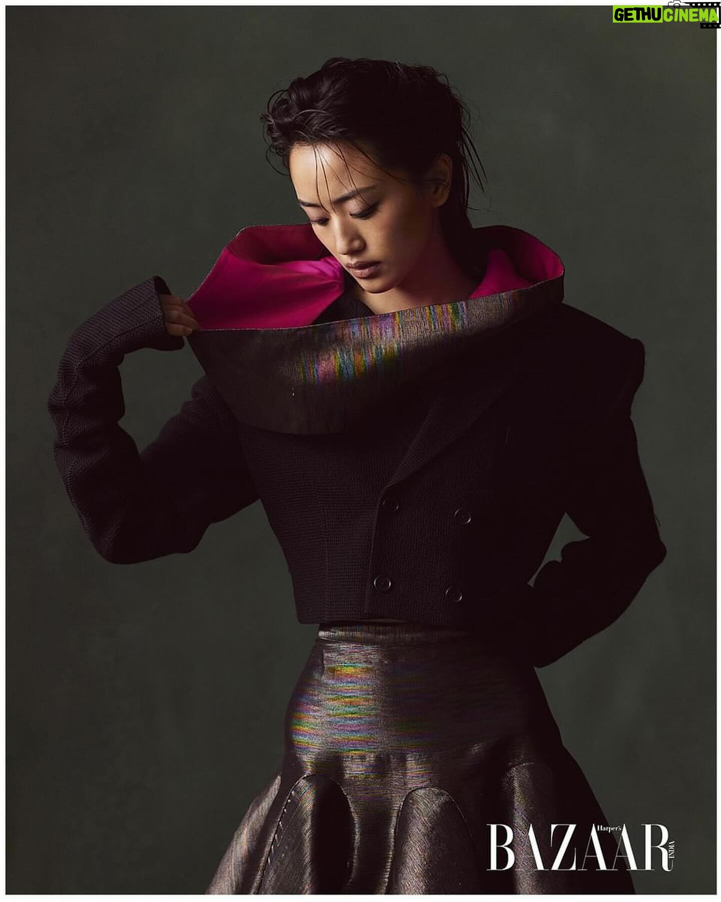 Andrea Kevichusa Instagram - Harper’s Bazaar India. - Special thanks to the stellar team.🧡 Photographed by Anubhav Sood (@anubhav_sood). Styled by Moumita Sarkar (@heysarkar). Model: Andrea Kevichusa (@andreakevichusa) at Anima Creative Management (@animacreatives). Hair: Lalngaihzuali Sailo (@___her.vision___ ) Makeup: Aien Ozukum (@yin.aien) Fashion assistants: Jaishree Chhabra (@jaishreechhabra) and Kanika Singh (@kanika.singh.545). Production: Go Productions (@goproductions.in). Set Design: PropAdda (propadda.me)