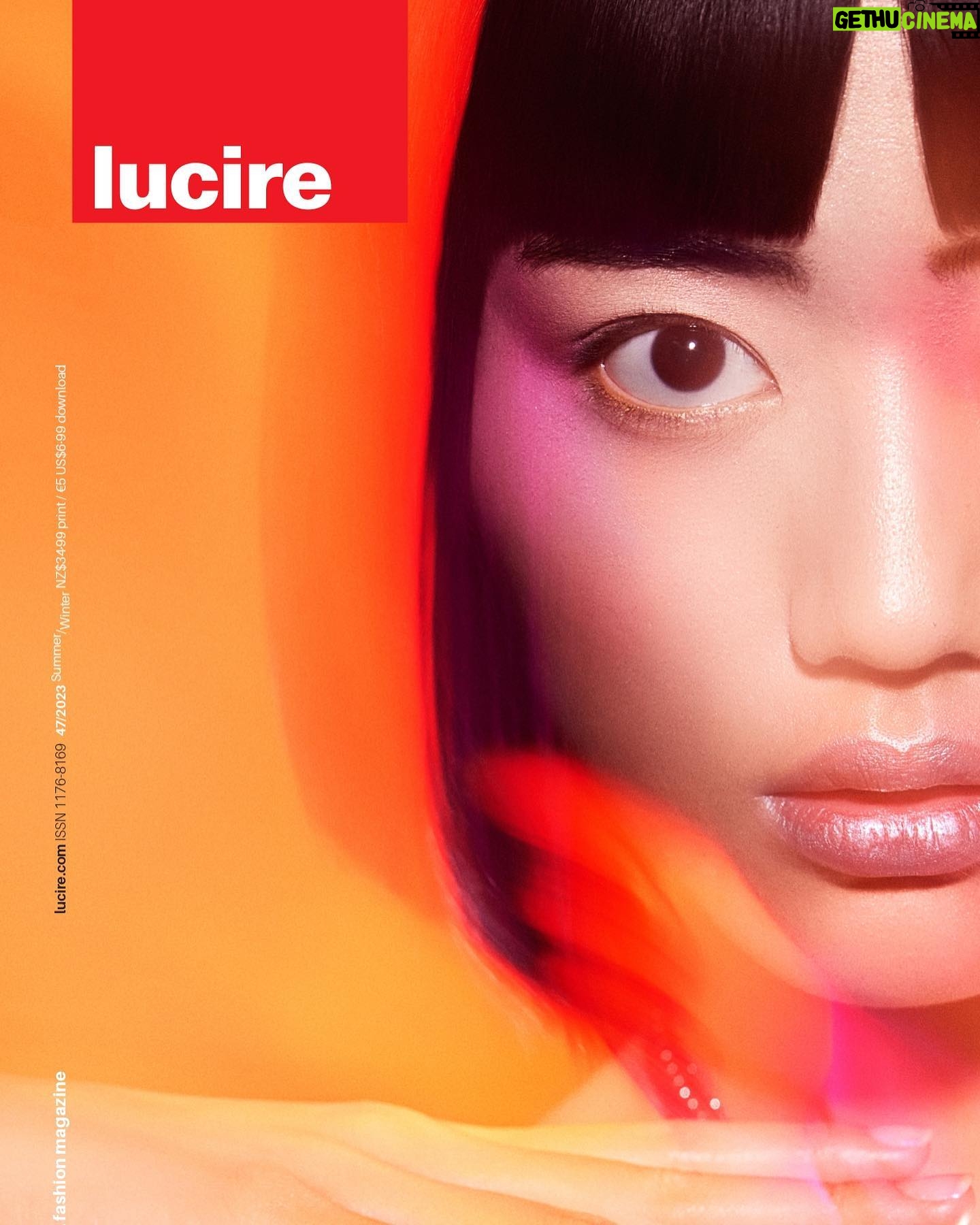 Andrea Kevichusa Instagram - New cover for @lucire magazine.🪲 Photographer: @taras84 Hair stylist: @gabrielggeorgiou MUA: @bymaniasha Stylist: @sheefajgilani @animacreatives