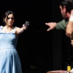 Andrea Londo Instagram - 2023 was the year of the stage debut 🎭 and it makes me so happy that I got to share it with these two @bobbyjuniorsoto @claytoncardenas ! Stills from “Cloud Tectonics” by @fotowill