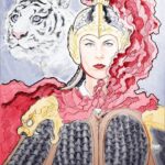 Andrea Parker Instagram - Be still my purring heart ♥️ An amazing birthday present received from my brilliant Chinese artist friend on Twitter @bluebaywarrio #KebaiChen