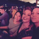 Andrea Parker Instagram - So much fun last night! Can't wait to see these two on the silver screen @honoredmovie 🎬@arden_cho @sashapieterse27 Meanwhile, it's not too late to Vote for #teamAteam 1.800.868.3410 💃🏻#DWTS