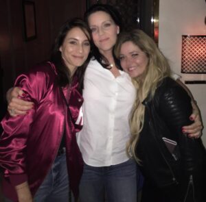 Andrea Parker Instagram - Fitting end to a fantastic night. I love my girls 💕#PLLGameOver