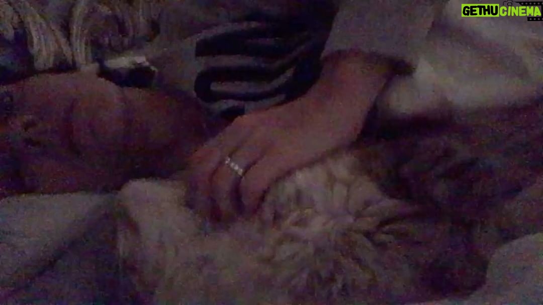 Andrea Parker Instagram - Happy #Caturday from me & #HenryG 😻 Yes, I sleep in my #Emison sweat shirt sometimes 😹
