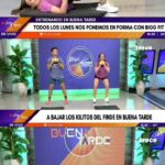 Andrea Quattrocchi Instagram - Cuando el entrenamiento te persigue al laburo😅 Siempre se hace algo nuevo y hoy tocó entrenar en Tv💦 Por suerte banco el lookete de Everlast de @sallustrosports 💪 (Estos dias estuve de conductora invitada por las tardes de Unicanal/Trece ☺️)