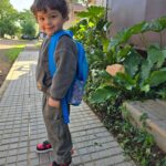 Andrea Quattrocchi Instagram - Bruno esperando para ir a lo de su abuela aprovechando que salio el🌞♥️ y secuencia exacta de cuando descubrio lo que llevaba para acompañar su meriendita y tomó ahi mismo🤣😅 @kampito.py