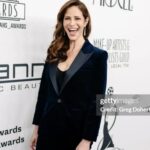 Andrea Savage Instagram - Such a fantastic night celebrating the heart and soul of every production… THE MAKEUP AND HAIR DEPARTMENTS!!! So thrilled to be there to present and fete these amazing people at the @MUAHS_Awards ! And to see how many weird expressions I make in every given moment. What is wrong with my face??? Don’t feel the need to respond to that question. Huge thank you to @dickycollins & @juliannekaye for making me look and feel gorge city. Suit - @alc_ltd Tank - @lagencefashion Shoes - @prada earrings @livluttrell #MUAHSawards @MUAHS_Awards @local_706 @helenaalexis #gorgecity