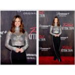 Andrea Savage Instagram - Okay, I know I have been under a rock, but what a sparkling shirt to emerge in!! Had sooo much fun getting fancy and throwing my eyes on my delightful friend #LizzyCaplan on her new 🔥🔥 show @fatalattraction on @paramountplus Love seeing my friends crush it!!! 😭😭 And as always, thank u to the people that make me presentable to leave my house!! @taraswennen for this @dolcegabbana glory & @stuartweitzman 👠 And @dickycollins for my 💇🏻‍♀️ & @yasukoshapiro for gorge 💄💄 #chachacha