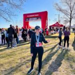 Andy Allo Instagram - Hit a PR today and broke an hour running a 10k!! 🥹😭🙌🏽🏃🏽‍♀️ 9:39 min/mile and shaved off 4 minutes from my last 10k! Story time: I had hit Mile 5, in the home stretch, and @mileycyrus song ‘We Can’t Stop’ came on my run playlist and I said a Hey Siri skip song but she didn’t skip. So I asked again Hey Siri Skip Song and she still didn’t do it. I was feeling tired and was about to yell at Siri haha but then it hit me, THIS is the song I needed to hear and when I accepted it, everything changed. We can’t stop baby! Let’s go! It’s like a got a second wind. I picked up the pace and I felt like the Terminator on a mission. 😂😂 Anyway, super proud of myself cus there’s nothing like starting the day off with a quick 10k haha. Shout out to @gritendurance & @coachjiml inspiring me to keep going! 💪🏽🏃🏽‍♀️ Ps. Sunrises are my love language and this mornings did not disappoint. #chicagoskyline was doing her thing. 🥰 #10krun #runchitown #allcommunityevents #runner #selflove #selfcare #pr #personalrecord #endurancerunning #athlete