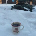 Anfisa Vistingauzen Instagram - По утрам щуриться от яркого зимнего солнца и греть ноги у камина по вечерам. Вдыхать вкусный морозный воздух, варить себе и брату горячее какао, заносить в прихожую ворох снежинок на ботинках, шапке и варежках. В темноте смотреть на мерцающие огоньки на ёлке, гулять среди заснеженных деревьев и представлять что ты в сказке. Пусть эти выходные останутся в памяти навсегда ❄️🤍 #2024
