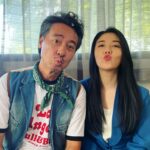 Angel Han Instagram - 謝謝昭德哥的帶領，我在戲裡玩瘋了😆 @yinzhaode #仙女姐姐來我家