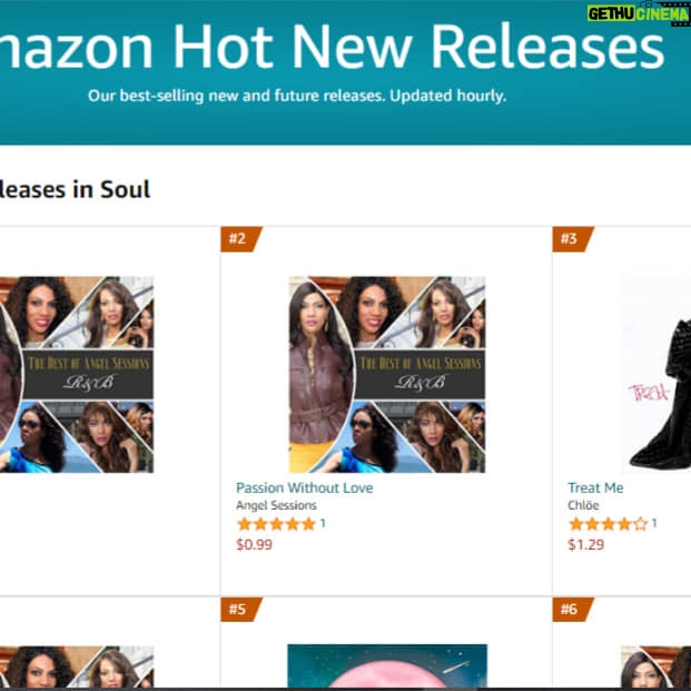 Angel Sessions Instagram - Hey everyone! I'm super excited!y single On My Mind from the album The Best of Angel Sessions R&B is #1 in four places! 1 in Best New Releasesin Soul and R&B and 1 in Best sellers in Soul and R&B on Amazon! I'm super happy about this album! Again much love and thanks to my team, and all of my supporters. ๐งก๐๐
