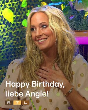 Angela Finger-Erben Instagram - RTL Moderatorin Angela Finger-Erben hat heute Geburtstag. Wir wünschen alles Gute! 🎊 Angela Finger-Erben seht ihr heute wieder in „Ich bin ein Star - Holt mich hier raus! - Die Stunde danach“. 💚

#AngelaFingerErben #DieStundeDanach #HappyBirthday #RTL #RTLPlus
