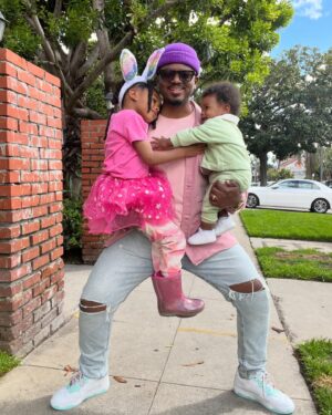 Angela Lewis Instagram - Jupe’s first Easter!!!🐣 
#happyeaster #happyresurrection